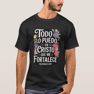 Camiseta Todo Lo Puedo En Cristo Deus Jesus Cristo Cristão 