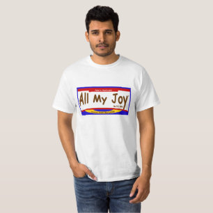 Camiseta Todo meu T-shirt da alegria do senhor Homem