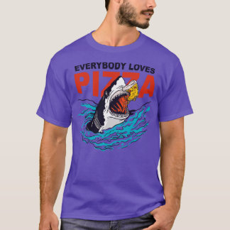 Camiseta Todo Mundo Adora Pizza Comendo Última Fatia
