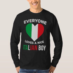 Camiseta Todo Mundo Adora Um Bom Garoto Italiano