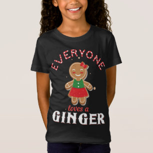 Camiseta Todo Mundo Adora Um Ginger Engraçado Gingerpão Chr