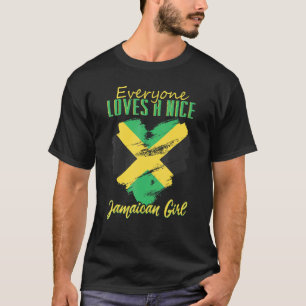 Camiseta Todo Mundo Adora Uma Boa Menina jamaicana Bonita M