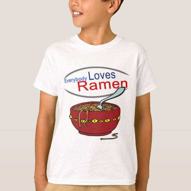 Camiseta Todo mundo ama Ramen Parody (Frente)