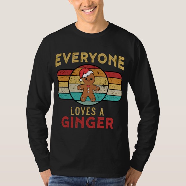 Camiseta Todo mundo ama um Cristo Ginger Redhead Gingerbird (Frente)