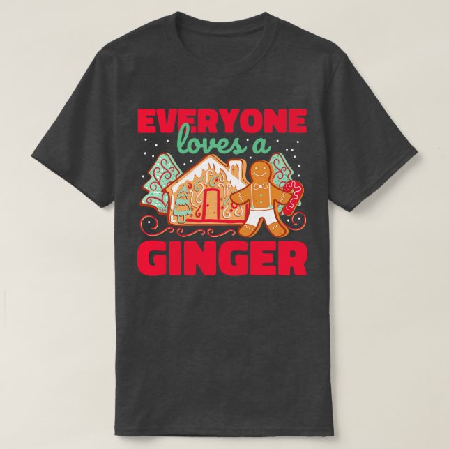 Camiseta Todo mundo ama um ginger (Frente do Design)