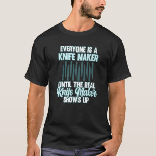 Camiseta Todo Mundo É Um Criador Da Faca, Blacksmith Forgin