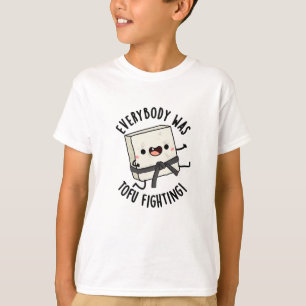 Camiseta Todo Mundo Estava Lutando Com Comidas Engraçadas