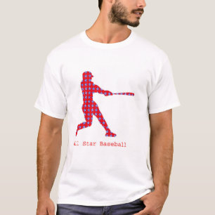 Camiseta todo o basebol da estrela