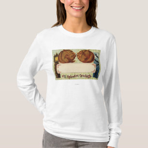Camiseta Todo o beijo do Dia das Bruxas GreetingsPumpkins