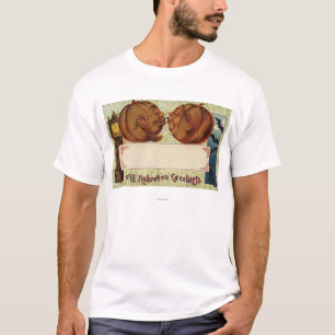 Camiseta Todo o beijo do Dia das Bruxas GreetingsPumpkins