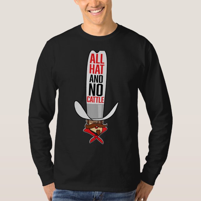 Camiseta Todo O Chapéu E Sem Bovinos (Frente)