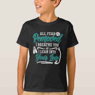 Camiseta Todo O Medo Removido Eu Respiro O Freediver De Mer