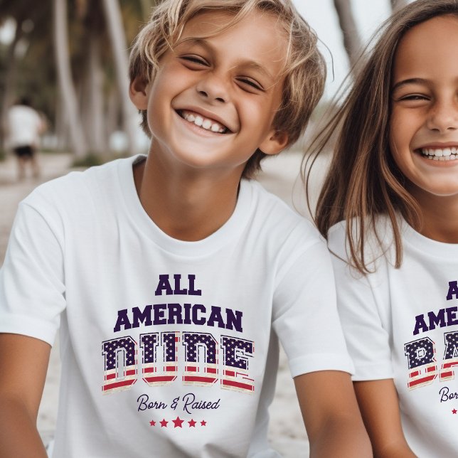 Camiseta Todo o Patriótico Americano 4 de julho (Who said 4th of July outfits could look this cute!)