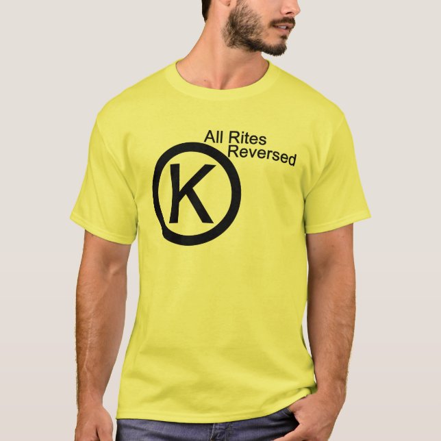 Camiseta todo o T invertido ritos (Frente)