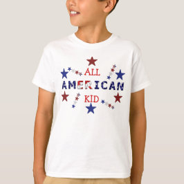 CAMISETA TODO O T-SHIRT AMERICANO DO MIÚDO