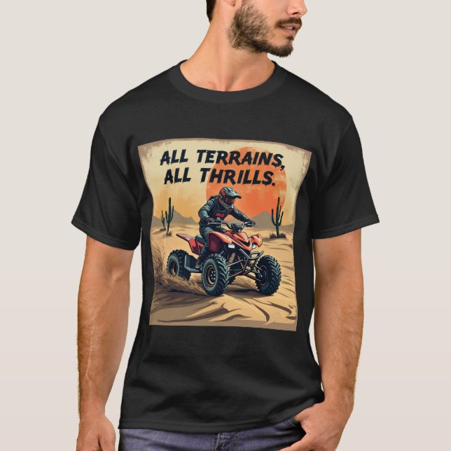 Camiseta Todo o terreno é emocionante - aventura (Frente)