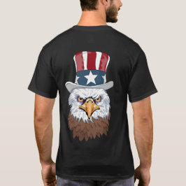 Camiseta Todo o tio americano Bald Eagle Sam