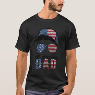 Camiseta Todo Pai Americano Feliz Dia de os pais 4 De Julho