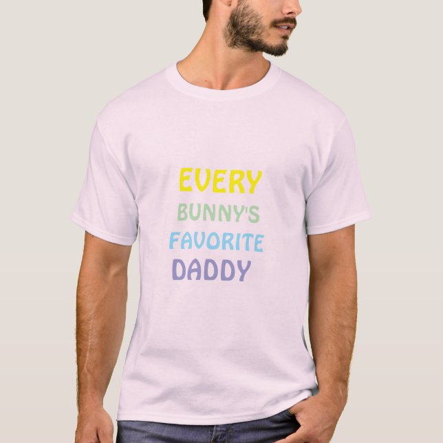 Camiseta Todo Pai favorito de Bunny (Frente)