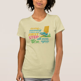 Camiseta Todo passo da manhã - T-Shirt
