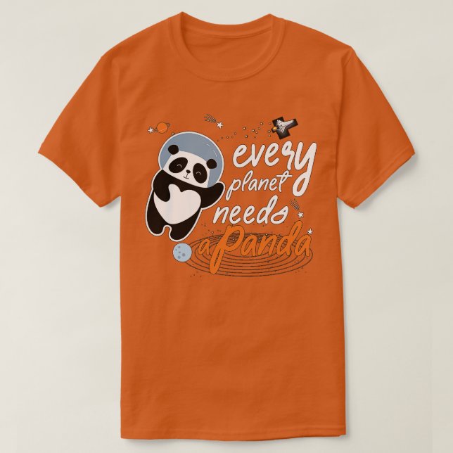 Camiseta Todo planeta precisa de um panda (Frente do Design)