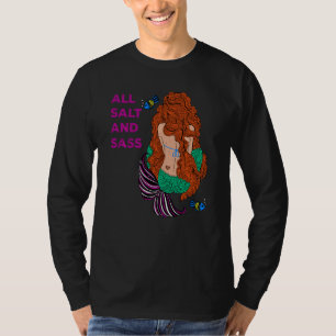 Camiseta Todo Sal E Sass Coloridos Humor De Peixes De Serei