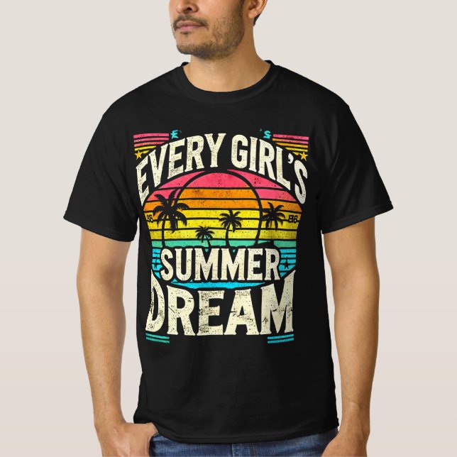 Camiseta Todo Sonho De Verão De Rapariga (Frente)