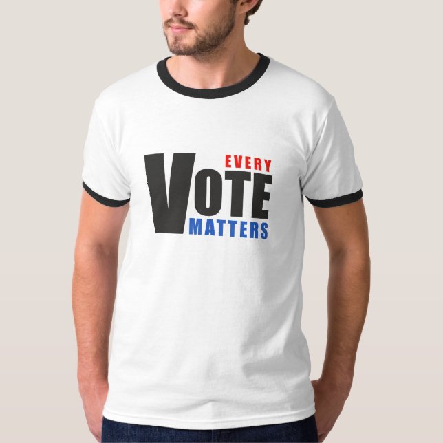 Camiseta Todo voto importa - seu voto é seu poder (Frente)