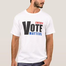 Camiseta Todo voto importa - seu voto é seu poder