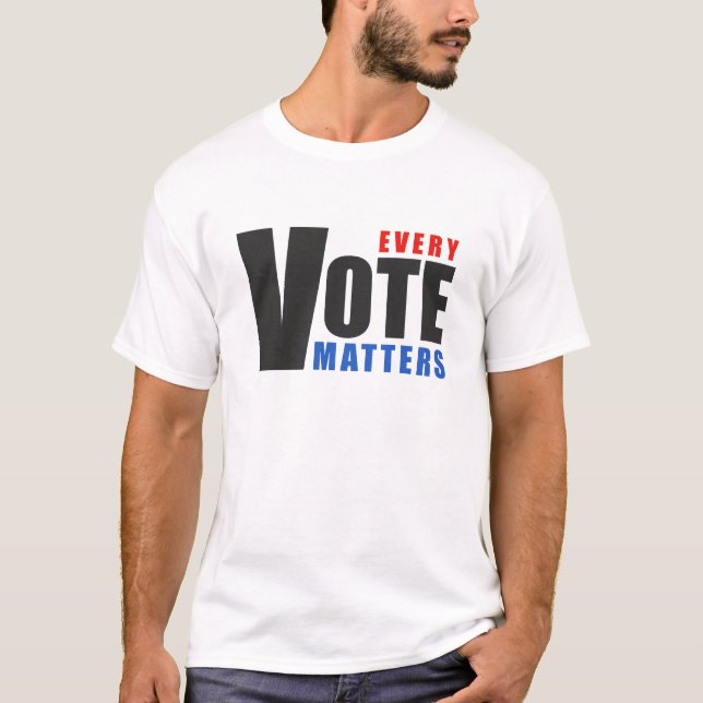Camiseta Todo voto importa - seu voto é seu poder (Frente)