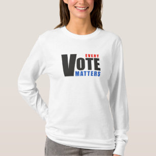 Camiseta Todo voto importa - seu voto é seu poder