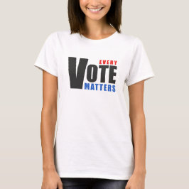 Camiseta Todo voto importa - seu voto é seu poder
