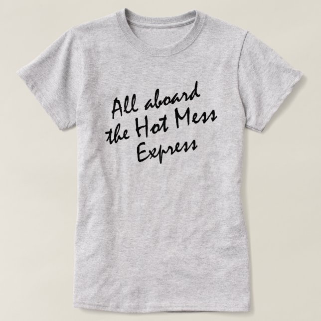 CAMISETA TODOS A BORDO DO HOT MESS EXPRESS (Frente do Design)