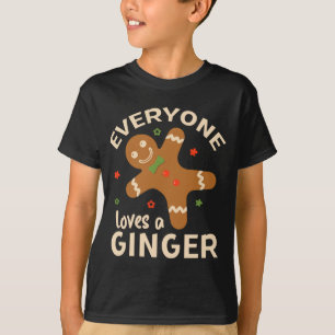 Camiseta Todos Adoram Ginger Cute Ginger Engraçado Por Cris