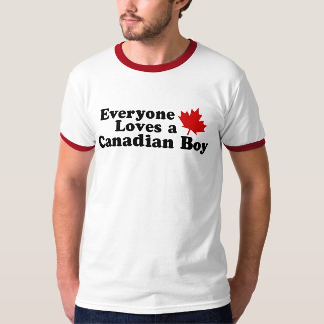 Camiseta Todos adoram um canadense (Frente)