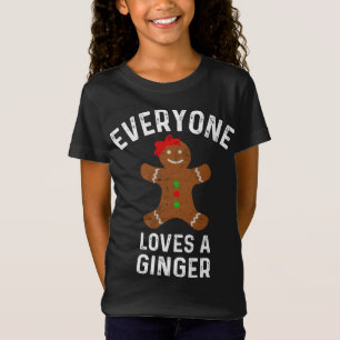 Camiseta Todos Adoram Um Gengibre De Natal Engraçado