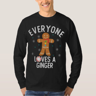 Camiseta Todos adoram um pão-de-gengibre engraçado