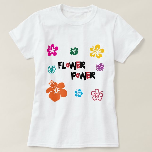 Camiseta Todos ama flores (Frente do Design)