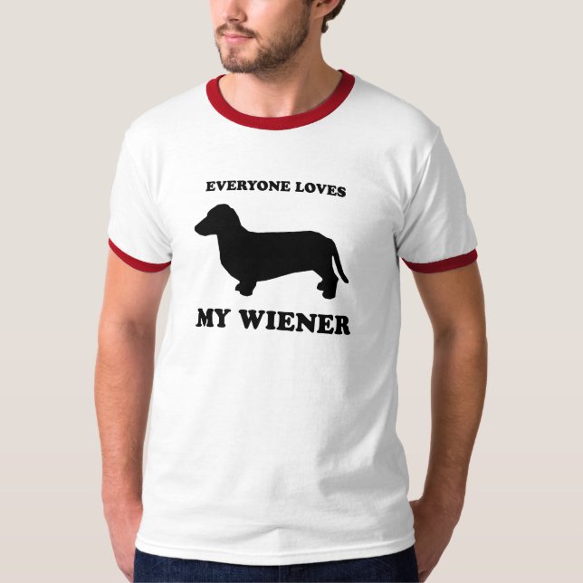 Camiseta Todos ama meu wiener (Frente)