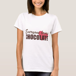 Camiseta Todos ama o chocolate