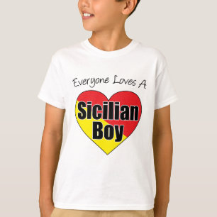 Camiseta Todos ama o menino siciliano
