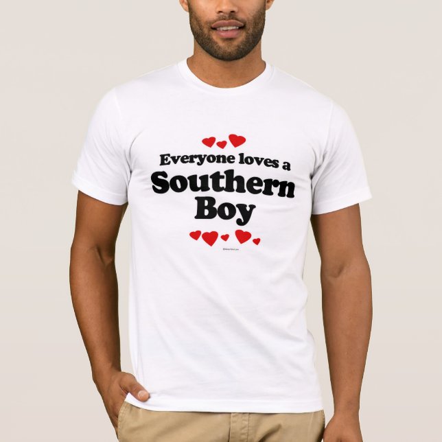 Camiseta Todos ama um menino do sul (Frente)