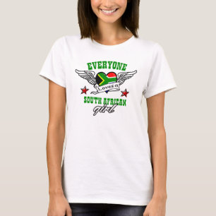 Camiseta Todos ama um sul - menina africana