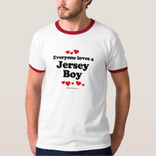 Camiseta Todos ama um t-shirt do menino do jérsei