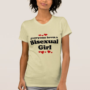 Camiseta Todos ama uma menina bissexual