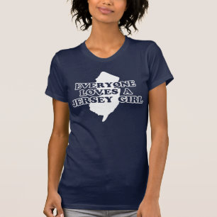 Camiseta Todos ama uma menina do jérsei