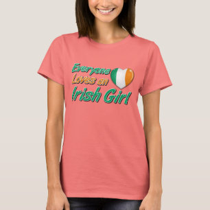 Camiseta Todos ama uma menina irlandesa