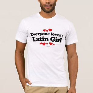 Camiseta Todos ama uma menina Latin