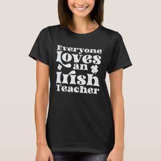Camiseta Todos Amam Um Professor Irlandês Vintage St Patric
