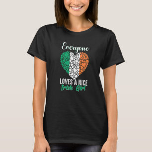 Camiseta Todos Amam Uma Boa Garota Irlandesa Lindas Mulhere